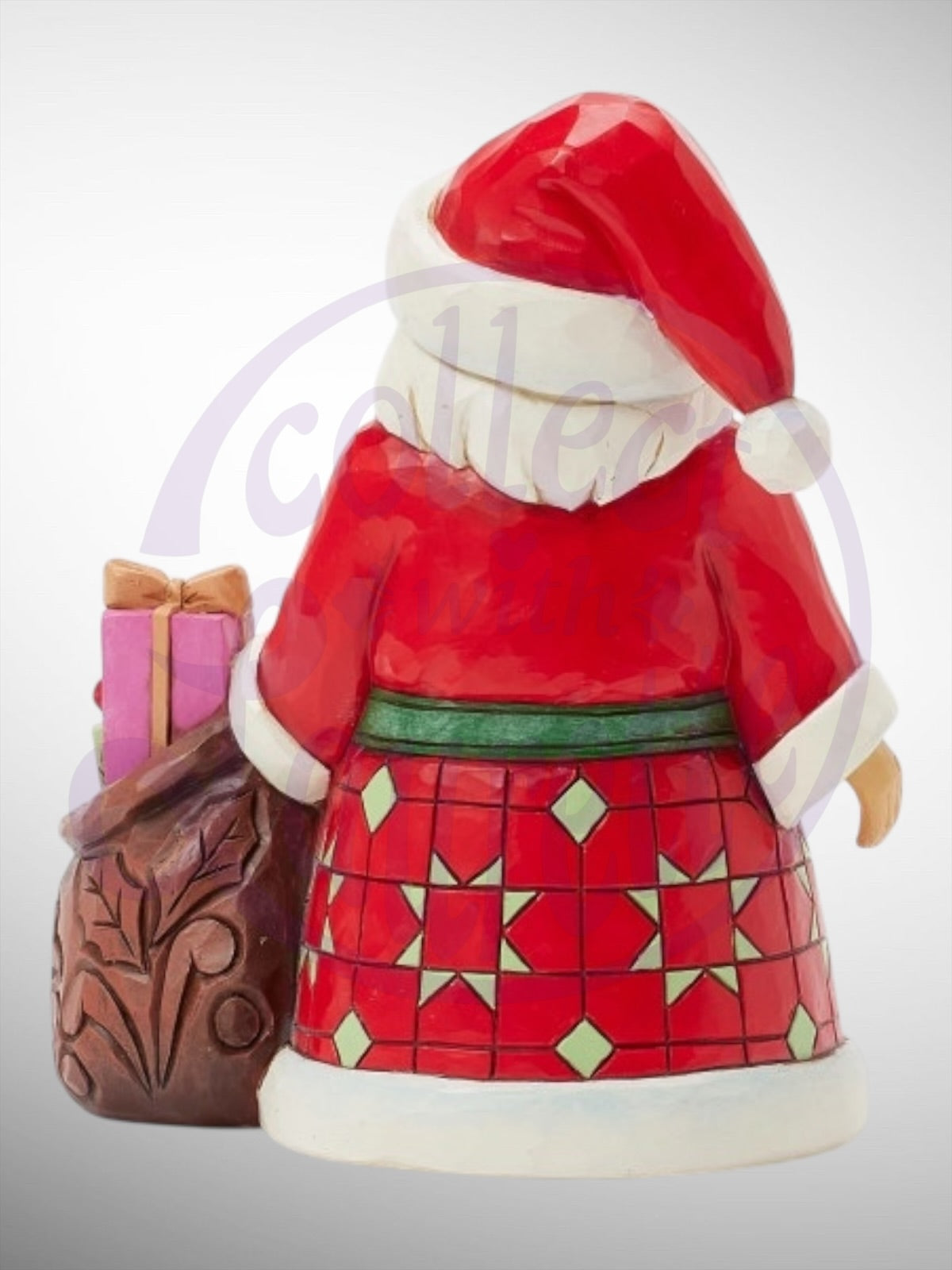Jim Shore Heartwood Creek - Filled With Christmas Cheer Santa Pint Sized Figurine